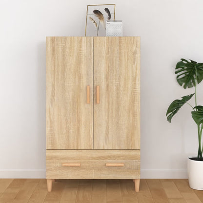 Aparador Madera Contrachapada Roble Sonoma 70x31x115 Cm / Vetonek_2