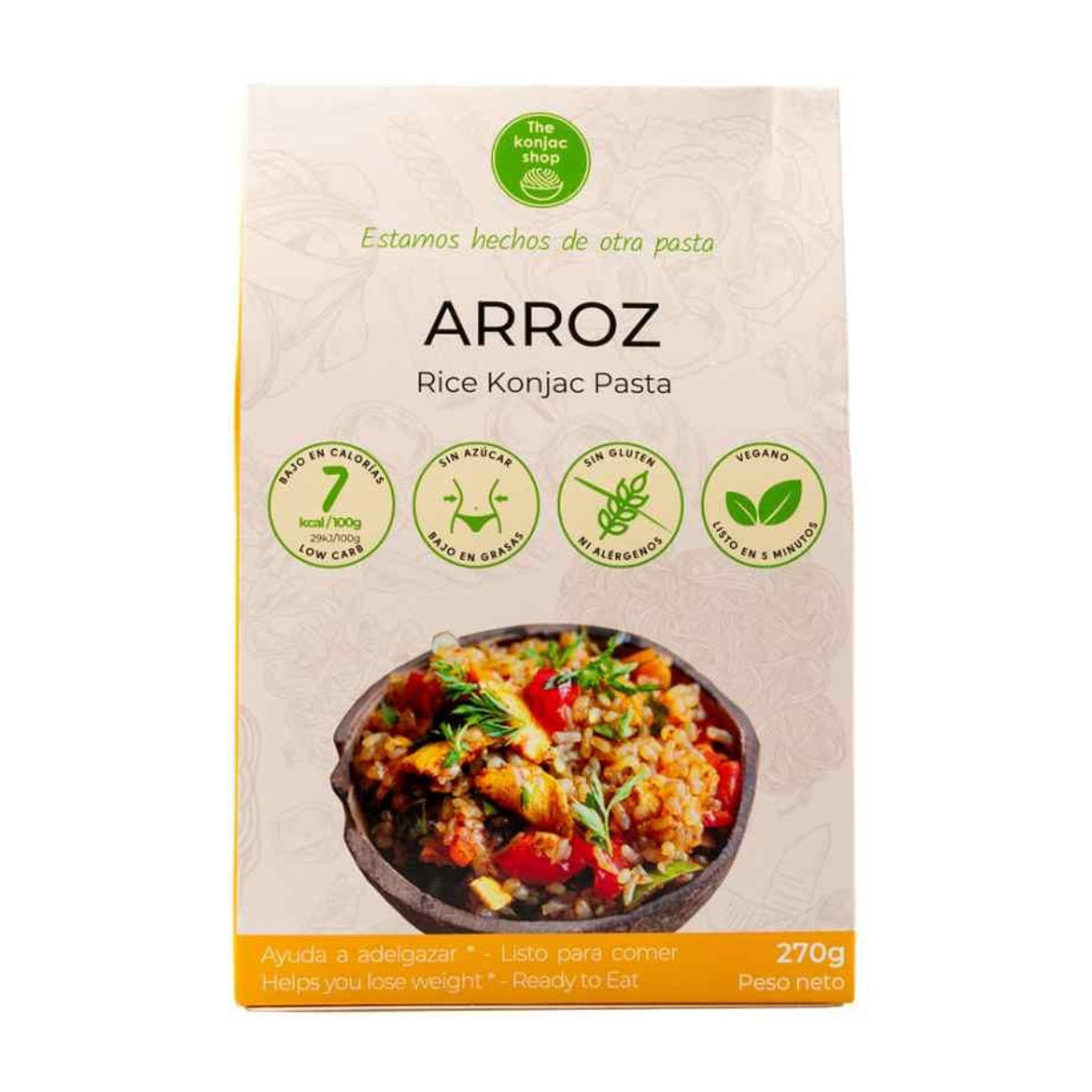 Arroz Konjac The Konjac Shop 270g