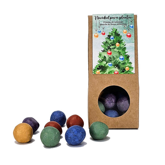 Bolas de sementes de Natal para plantar, Garden Pocket