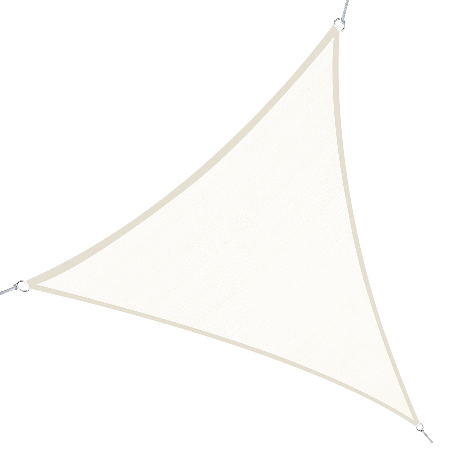 Outsunny Toldo Vela Sombrilla Parasol Triangulo Tejido De Poliester 160g/m2_0