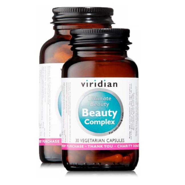 Complexo de Beleza, Cabelo, Pele e Unhas 60 Cápsulas Vegetais Viridianas