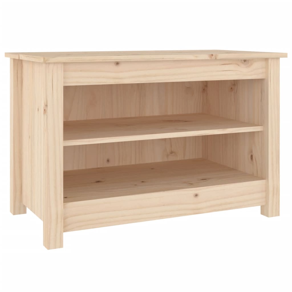 Banco Zapatero De Madera De Pino Maciza 70x38x45,5 Cm / Vetonek_4