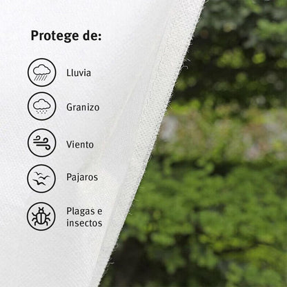 Biotop tecido de proteção das culturas contra as geadas 4 x 5 m 30 g/m².
