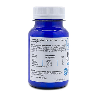 H4U Dolomita Cálcio e Magnésio 60 comprimidos de 800 mg