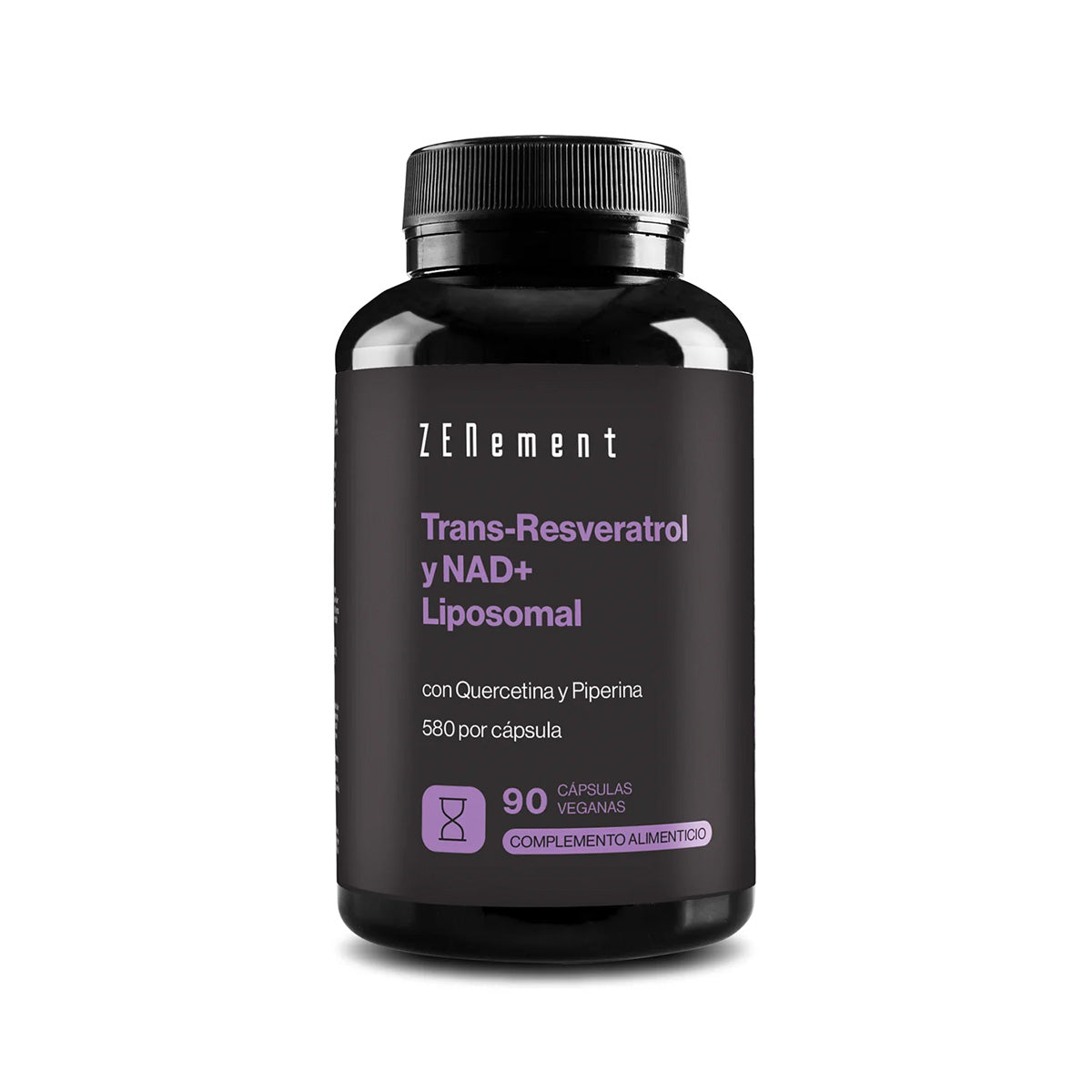 Trans-Resveratrol e NAD+ Lipossomal Zenement 90 Cápsulas