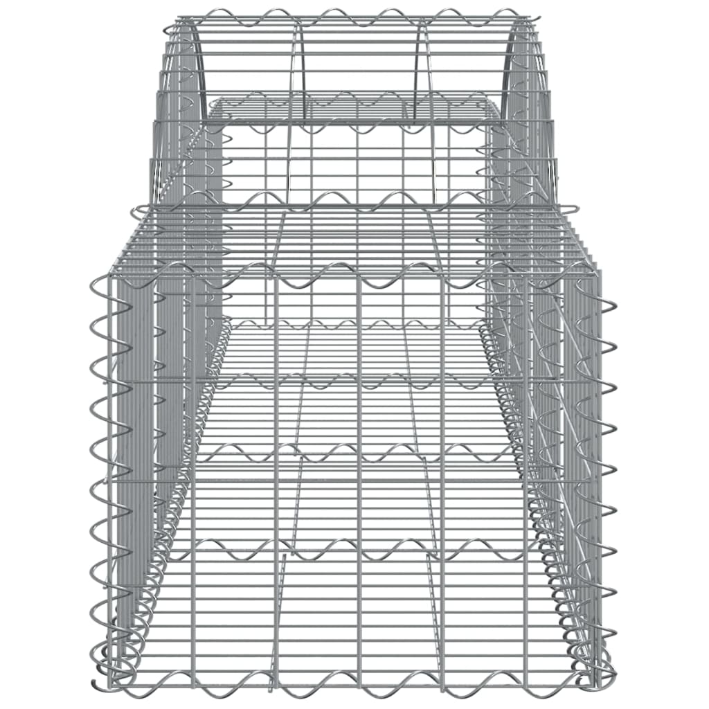Cestas De Gaviones 50 Uds Forma De Arco Hierro 200x50x40/60 Cm_4