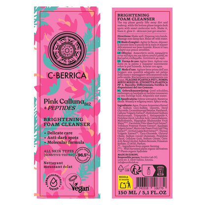 Espuma Limpiadora Iluminadora Natura Siberica 150 ml