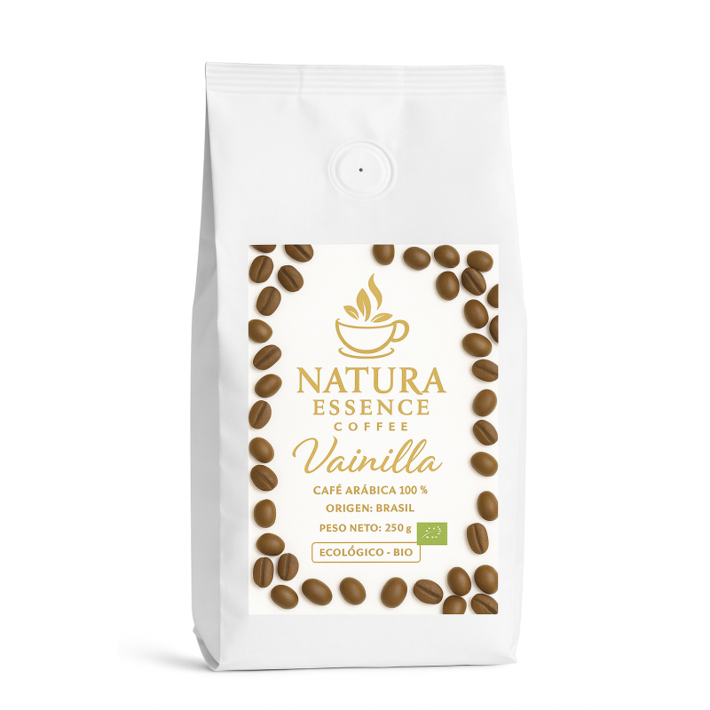 Café Aromatizado Crema De Vainilla 250 G – 100 % Arábica Natural | Tostado Premium Con Aroma Suave A Vainilla_0