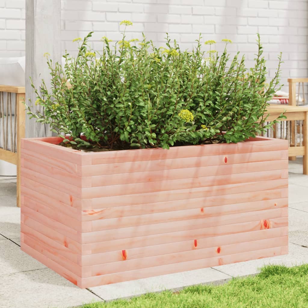 Jardinera Madera Maciza De Abeto Douglas 90x60x45,5 Cm_2