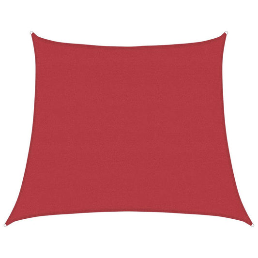 Vidaxl Toldo De Vela Rojo Hdpe 160 G/m² 4/5x4 M_0