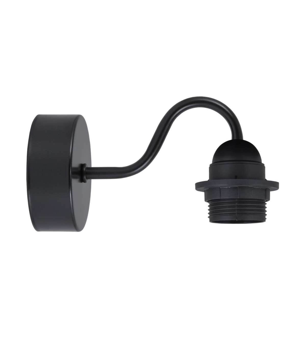 Aplique De Pared Modelo Larrue Acabado Negro 12 Cm (alto)10 Cm(ancho)17 Cm(fondo)_0