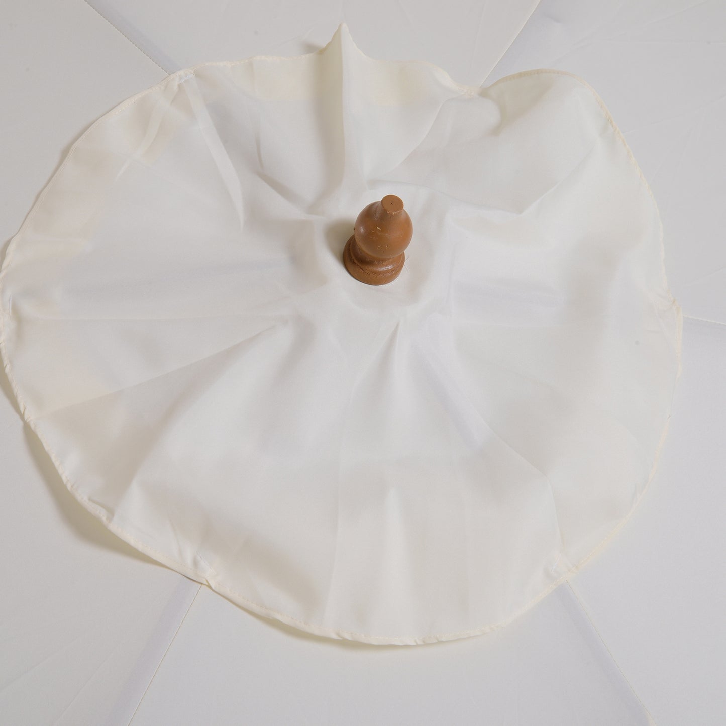 Outsunny Sombrilla De Jardín Ø250x230 Cm Con Poste Desmontable Crema_4