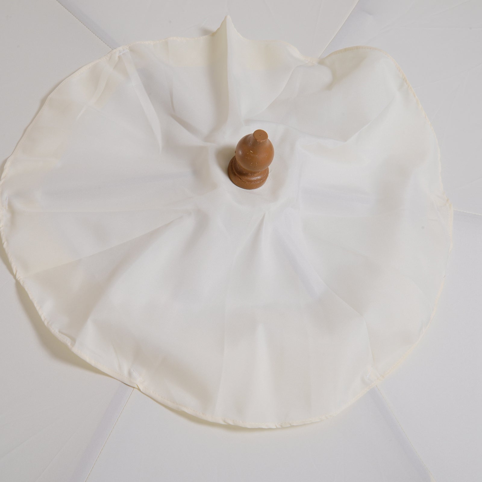 Outsunny Sombrilla De Jardín Ø250x230 Cm Con Poste Desmontable Crema_4