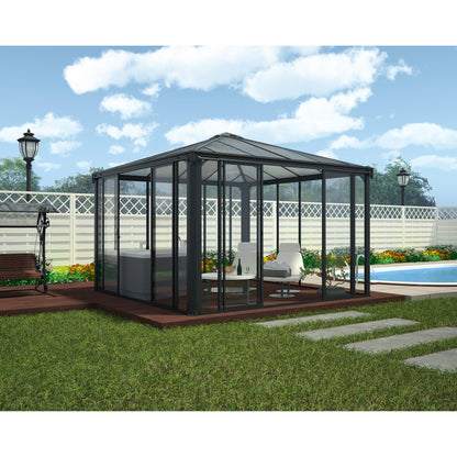 Gazebo fechado Ledro 360x360 cm 