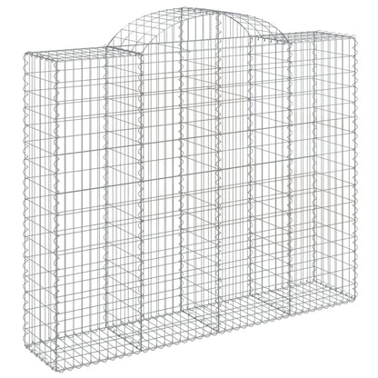 Cestas Gaviones 18 Uds Forma De Arco Hierro 200x50x160/180 Cm_2