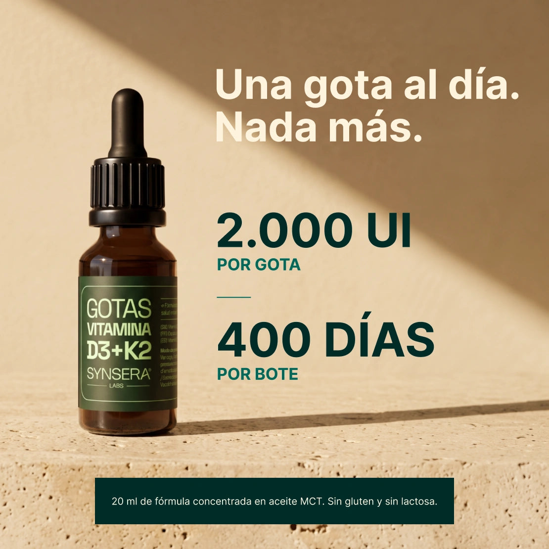 Vitamina D3 + K2 En Gotas 20 Ml Synsera Labs_5