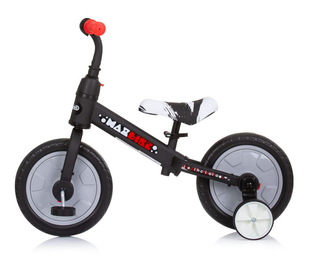 Bicicleta Infantil Con Pedales Y Ruedines Max Bike Grey_1