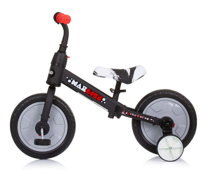 Bicicleta Infantil Con Pedales Y Ruedines Max Bike Grey_1