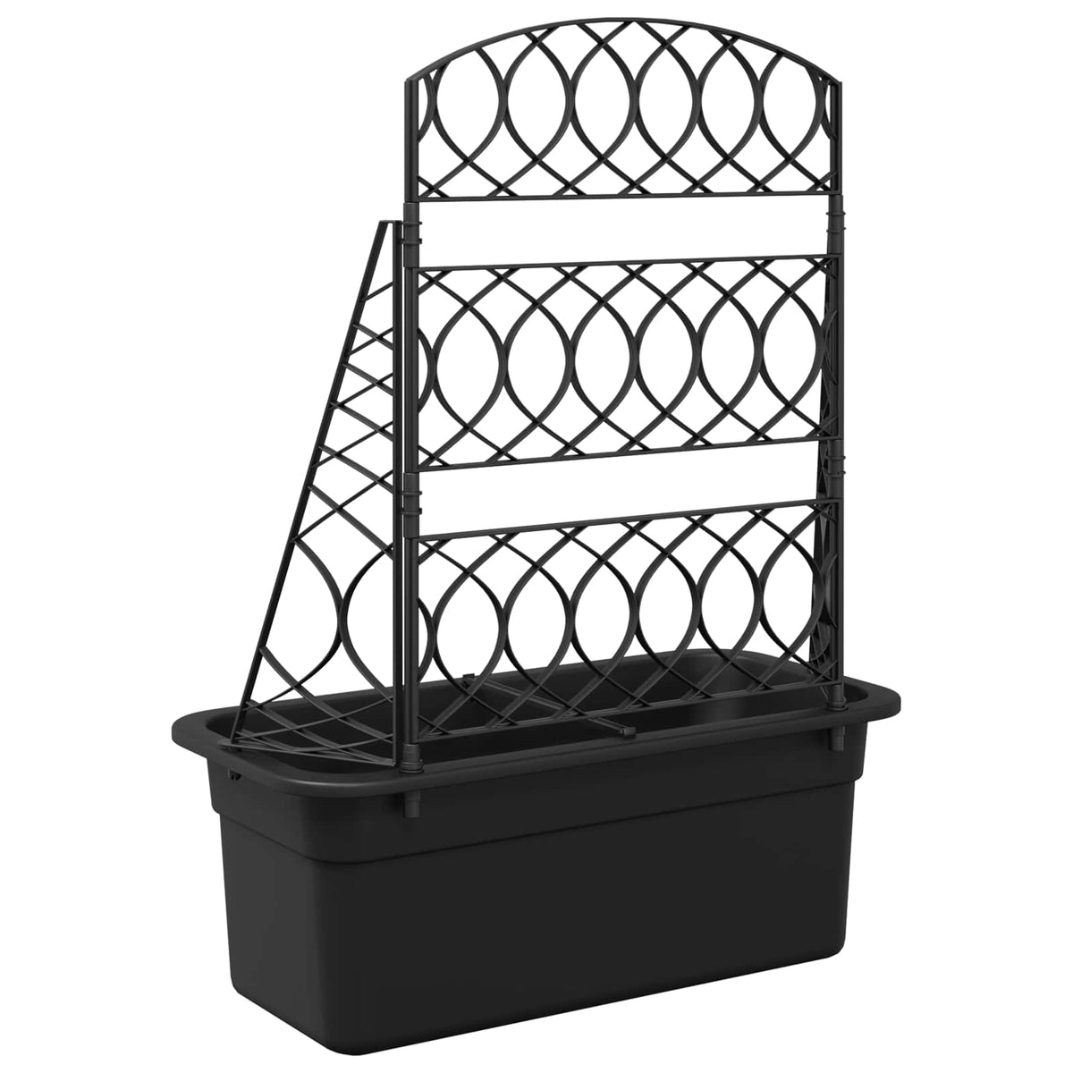 Enrejado Para Macetas Gris Antracita 58 X 29 X 78 Cm Pp_5