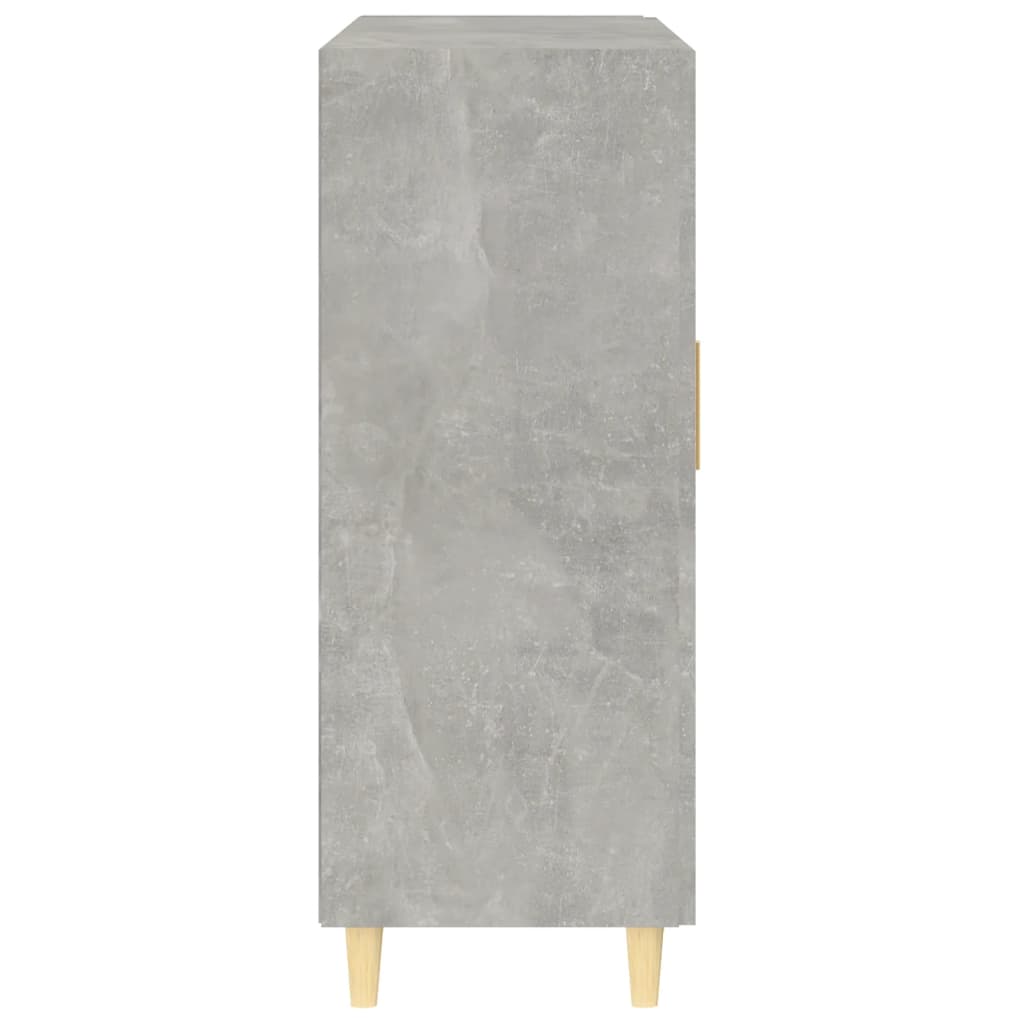 Aparador De Madera De Ingeniería Gris Hormigón 69,5x34x90 Cm / Vetonek_2