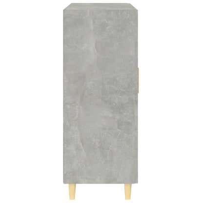 Aparador De Madera De Ingeniería Gris Hormigón 69,5x34x90 Cm / Vetonek_2
