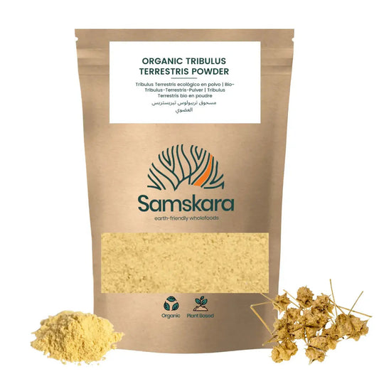 Tribulus Terrestris En Polvo Bio - 150g | Superalimento Ecológico Vegano Para Batidos, Smoothies Y Zumos_0