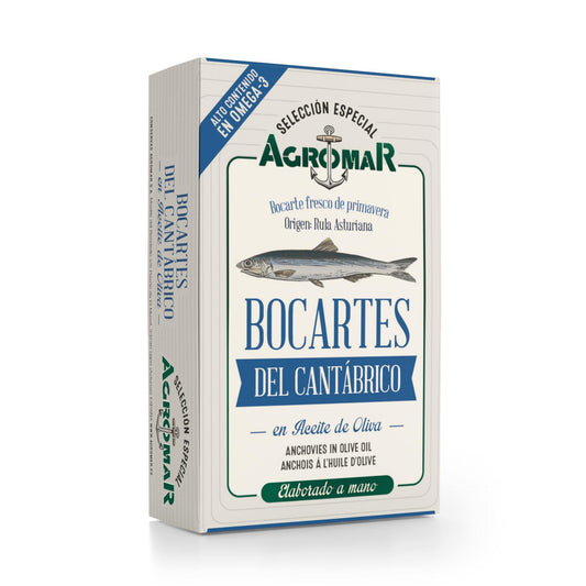 Anchovas cantábricas em azeite 115 g (78 g escorridos)