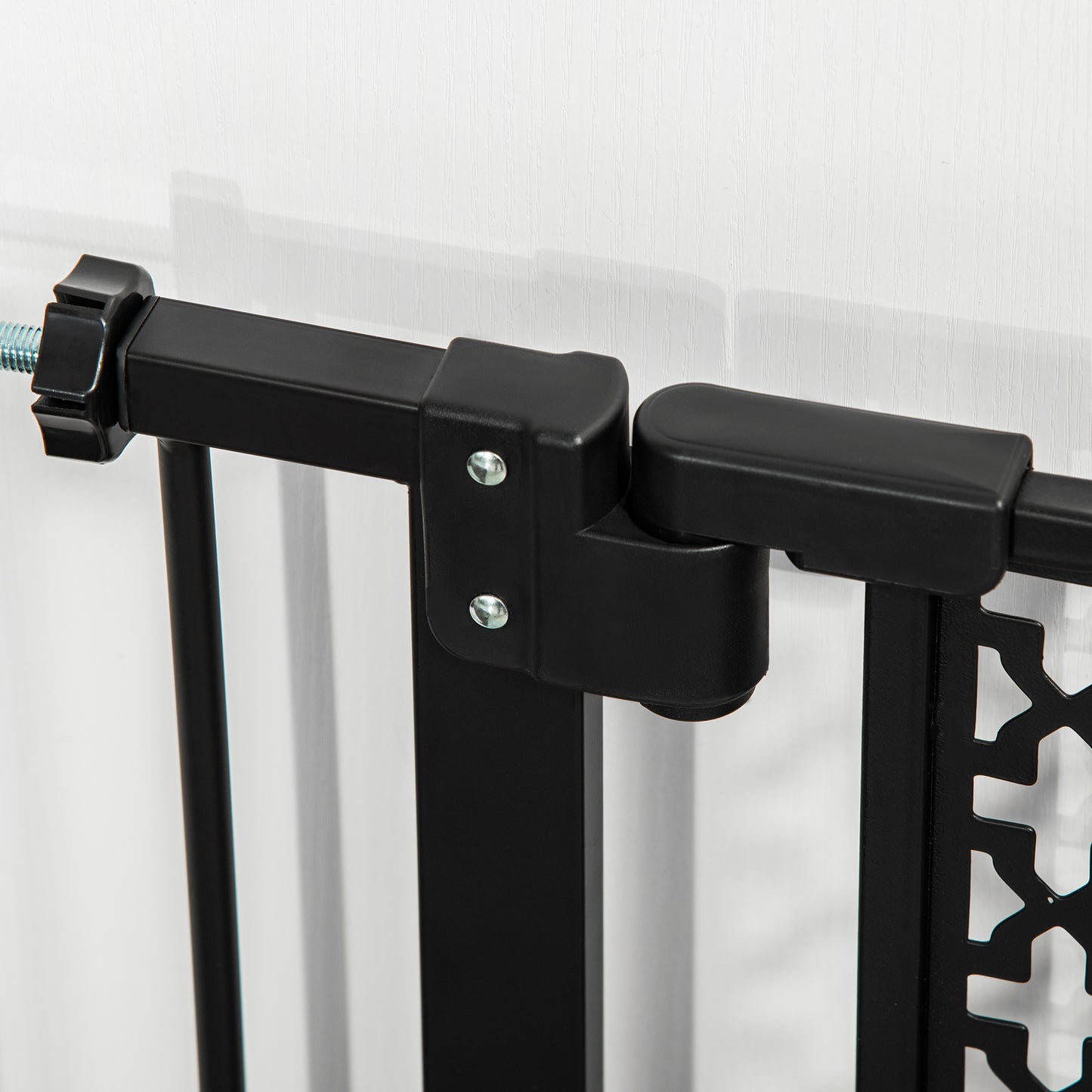 Pawhut Barrera De Seguridad De Perros Puertas Escaleras 74-80 Cm_4