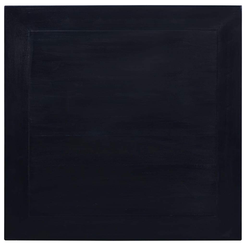 Mesa De Centro Madera Maciza Caoba Café Negro Claro 68x68x30 Cm_3