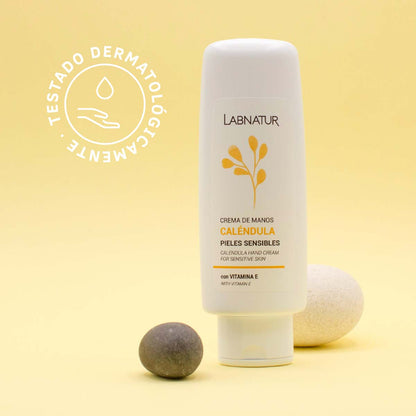 Crema de Manos Caléndula Labnatur 100 ml | Hidratante | Calmante | Manos Secas y Sensibles_2