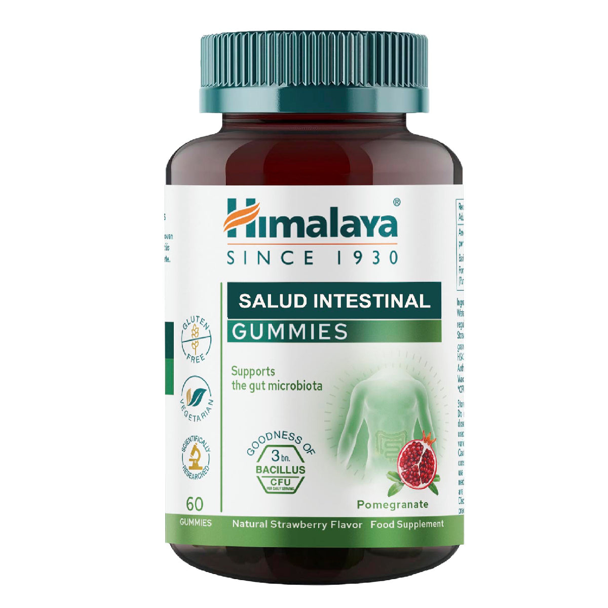 Gummies Salud intestinal Himalaya 60 cápsulas