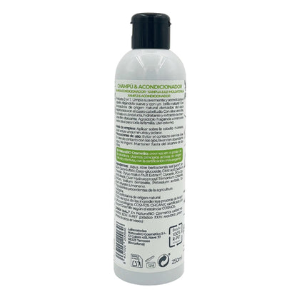 Champô e condicionador 2 em 1 Vitality Aloe &amp; Apple Bio 250 ml NaturaBIO