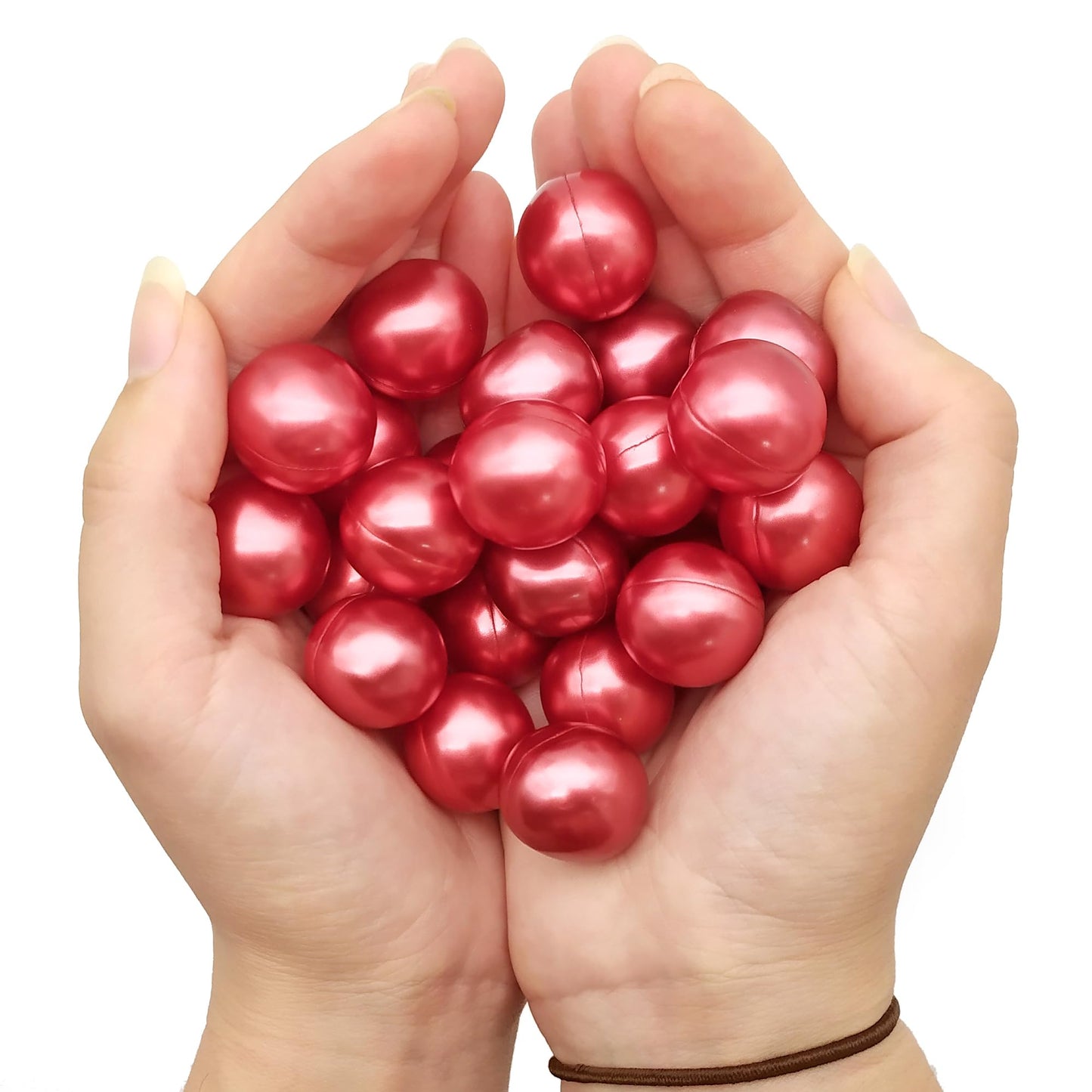 Pack Regalo 12 Perlas De Baño En Forma De Bola - Con Aceite De Soja - Hidrata, Suaviza Y Perfuma La Piel - Aroma Fresas_1