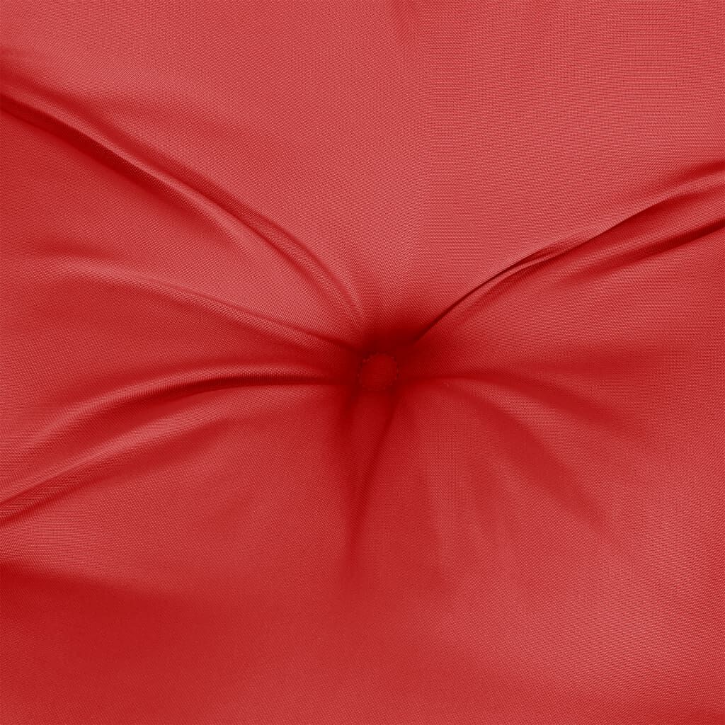 Vidaxl Cojín De Banco De Jardín Tela Oxford Rojo 180x50x7 Cm_4