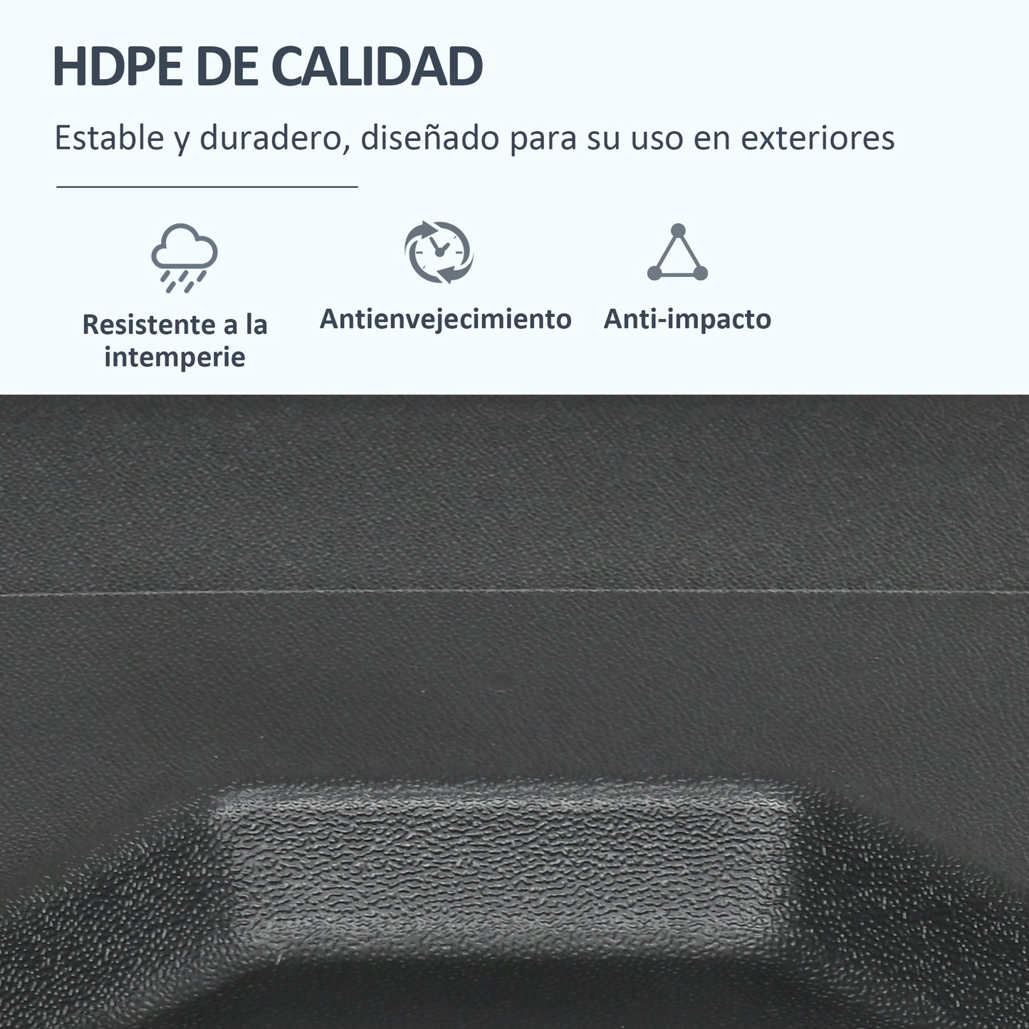 Outsunny 2 Pesos Para Base De Sombrilla Rellenable De Arena 110kg 88,5x88,5x12cm_5