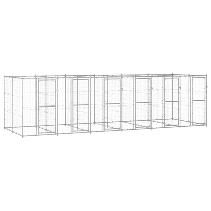 Perrera De Exterior De Acero Galvanizado 14,52 M²_1