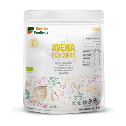 Flocos de aveia sem glúten Energy Feelings ECO 1 kg