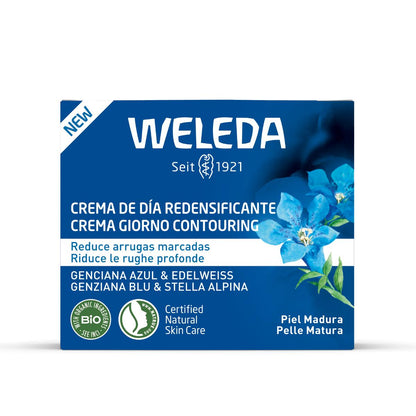 Creme de Dia Redensificante Weleda Genciana Azul e Edelweiss 40 ml