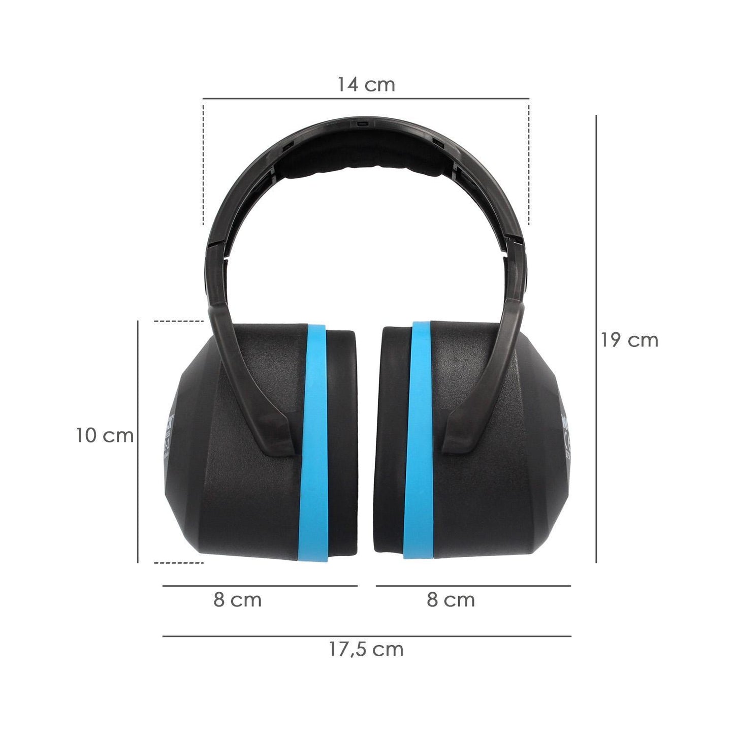 Protector Auditivo Cascos Ce Snr 29 Db Trabajar, Dormir, Estudiar, Leer, Viajar, Ronquidos, Proteccion Auditiva Cascos