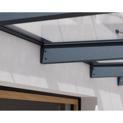 Sophia XL Canopy de porta 140x286 cm transparente 