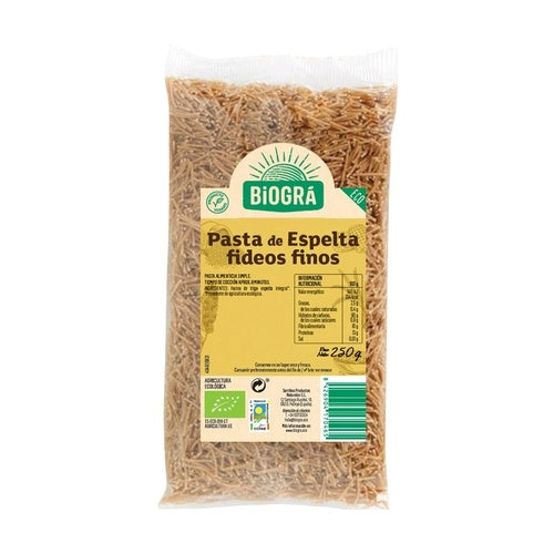 Noodles de Espelta Fina Biológica 250 g Biográ
