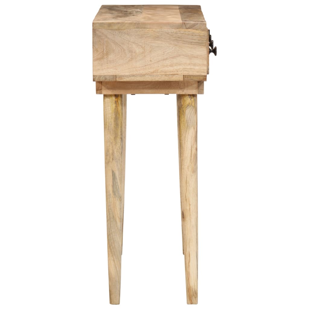 Mesa Consola De Madera Maciza De Mango 110x30x75 Cm_4