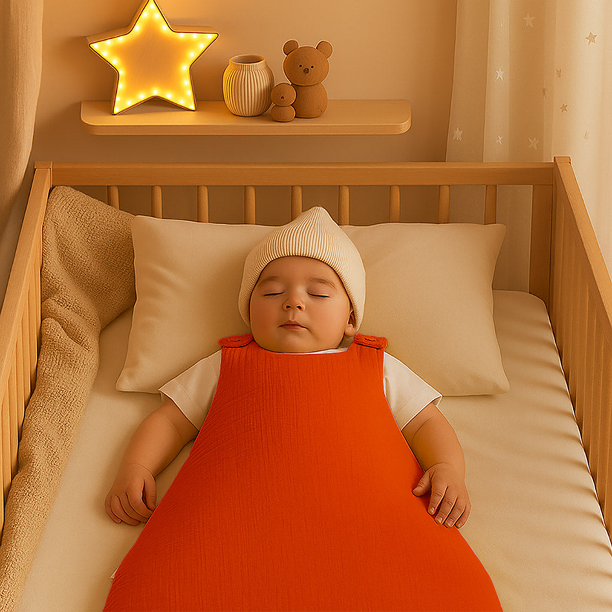 Saco De Dormir De Invierno De Algodón Orgánico Fresa_2