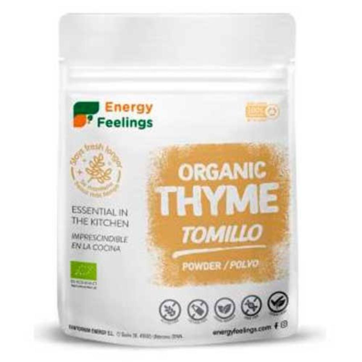 Tomilho em pó biológico: (200 g) Doypack