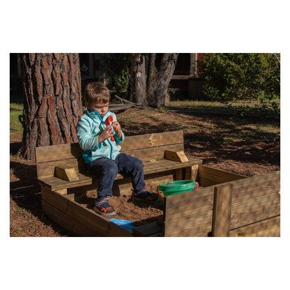 Arenero De Madera Masgames Tectum Con Cubierta De Madera Plegable._5