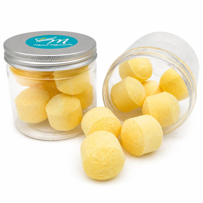 Tarro 7 Mini Bombas Efervescentes Para Manicura Y Pedicura - Ablandan Durezas, Uñas Y Cutículas - Aroma Piña Colada_0