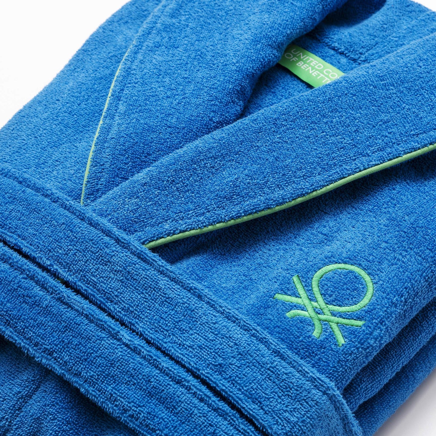 Albornoz M/l 360gsm 100% Algodón Azul Rainbow