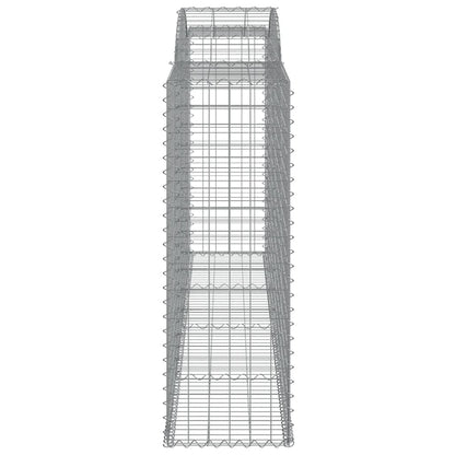 Cestas Gaviones 20 Uds Forma De Arco Hierro 300x50x140/160 Cm_4