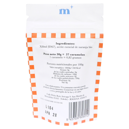 Caramelos 100% De Xilitol Naranja 30g_5
