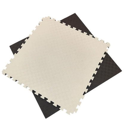 Artatami® Tatami Puzzle 1x1x40 mm Marron - Beige Pack Ahorro【24 Unidades】 Alta Densidad EVA – Judo, BJJ, MMA y Lucha_0